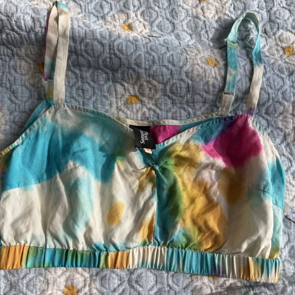 SAMANTHA PLEET crop top bralette Size Small